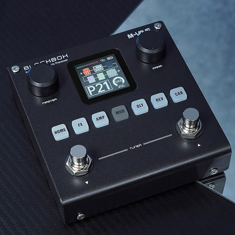 IOppWin ANN Black Box Portable Guitar Bass Multi-Effects Pedal with 80 Editable Presets, 10-Hour Battery, Bluetooth & App Editing – Compact ANN Modeling Audio Interface - Image 3